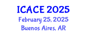 International Conference on Architectural and Civil Engineering (ICACE) February 25, 2025 - Buenos Aires, Argentina