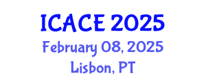 International Conference on Architectural and Civil Engineering (ICACE) February 08, 2025 - Lisbon, Portugal