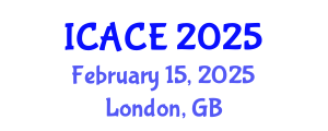 International Conference on Architectural and Civil Engineering (ICACE) February 15, 2025 - London, United Kingdom