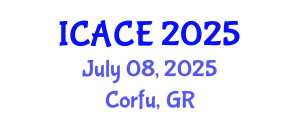 International Conference on Architectural and Civil Engineering (ICACE) July 08, 2025 - Corfu, Greece