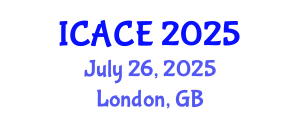 International Conference on Architectural and Civil Engineering (ICACE) July 26, 2025 - London, United Kingdom
