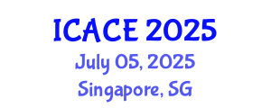 International Conference on Architectural and Civil Engineering (ICACE) July 05, 2025 - Singapore, Singapore