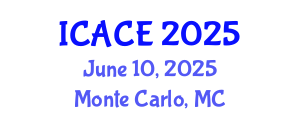 International Conference on Architectural and Civil Engineering (ICACE) June 10, 2025 - Monte Carlo, Monaco