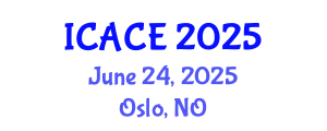 International Conference on Architectural and Civil Engineering (ICACE) June 24, 2025 - Oslo, Norway