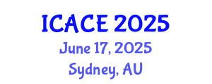 International Conference on Architectural and Civil Engineering (ICACE) June 17, 2025 - Sydney, Australia