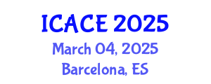 International Conference on Architectural and Civil Engineering (ICACE) March 04, 2025 - Barcelona, Spain