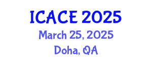 International Conference on Architectural and Civil Engineering (ICACE) March 25, 2025 - Doha, Qatar