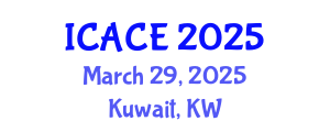 International Conference on Architectural and Civil Engineering (ICACE) March 29, 2025 - Kuwait, Kuwait