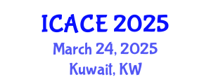 International Conference on Architectural and Civil Engineering (ICACE) March 24, 2025 - Kuwait, Kuwait