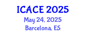 International Conference on Architectural and Civil Engineering (ICACE) May 24, 2025 - Barcelona, Spain