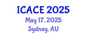 International Conference on Architectural and Civil Engineering (ICACE) May 17, 2025 - Sydney, Australia