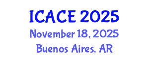 International Conference on Architectural and Civil Engineering (ICACE) November 18, 2025 - Buenos Aires, Argentina