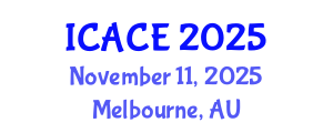 International Conference on Architectural and Civil Engineering (ICACE) November 11, 2025 - Melbourne, Australia