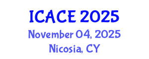 International Conference on Architectural and Civil Engineering (ICACE) November 04, 2025 - Nicosia, Cyprus