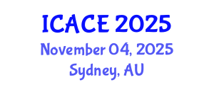 International Conference on Architectural and Civil Engineering (ICACE) November 04, 2025 - Sydney, Australia