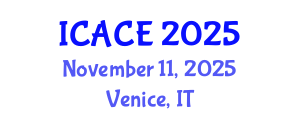 International Conference on Architectural and Civil Engineering (ICACE) November 11, 2025 - Venice, Italy