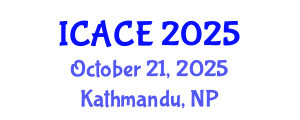 International Conference on Architectural and Civil Engineering (ICACE) October 21, 2025 - Kathmandu, Nepal