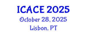 International Conference on Architectural and Civil Engineering (ICACE) October 28, 2025 - Lisbon, Portugal