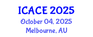 International Conference on Architectural and Civil Engineering (ICACE) October 04, 2025 - Melbourne, Australia