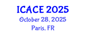 International Conference on Architectural and Civil Engineering (ICACE) October 28, 2025 - Paris, France