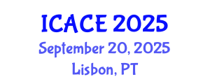 International Conference on Architectural and Civil Engineering (ICACE) September 20, 2025 - Lisbon, Portugal