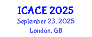 International Conference on Architectural and Civil Engineering (ICACE) September 23, 2025 - London, United Kingdom