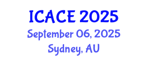 International Conference on Architectural and Civil Engineering (ICACE) September 06, 2025 - Sydney, Australia