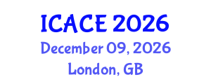International Conference on Architectural and Civil Engineering (ICACE) December 09, 2026 - London, United Kingdom International Conference on Architectural and Civil Engineering (ICACE) December 09, 2026 - London, United Kingdom