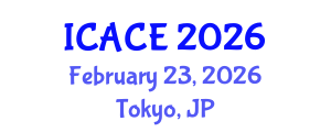 International Conference on Architectural and Civil Engineering (ICACE) February 23, 2026 - Tokyo, Japan International Conference on Architectural and Civil Engineering (ICACE) February 23, 2026 - Tokyo, Japan