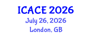 International Conference on Architectural and Civil Engineering (ICACE) July 26, 2026 - London, United Kingdom
