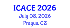 International Conference on Architectural and Civil Engineering (ICACE) July 08, 2026 - Prague, Czechia International Conference on Architectural and Civil Engineering (ICACE) July 08, 2026 - Prague, Czechia