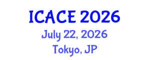 International Conference on Architectural and Civil Engineering (ICACE) July 22, 2026 - Tokyo, Japan International Conference on Architectural and Civil Engineering (ICACE) July 22, 2026 - Tokyo, Japan