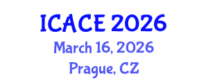 International Conference on Architectural and Civil Engineering (ICACE) March 16, 2026 - Prague, Czechia International Conference on Architectural and Civil Engineering (ICACE) March 16, 2026 - Prague, Czechia