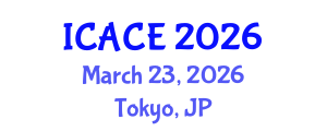International Conference on Architectural and Civil Engineering (ICACE) March 23, 2026 - Tokyo, Japan International Conference on Architectural and Civil Engineering (ICACE) March 23, 2026 - Tokyo, Japan
