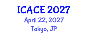 International Conference on Architectural and Civil Engineering (ICACE) April 22, 2027 - Tokyo, Japan International Conference on Architectural and Civil Engineering (ICACE) April 22, 2027 - Tokyo, Japan