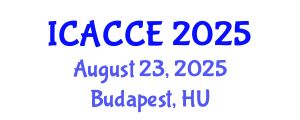 International Conference on Architectural, Civil and Construction Engineering (ICACCE) August 23, 2025 - Budapest, Hungary