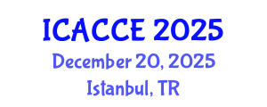 International Conference on Architectural, Civil and Construction Engineering (ICACCE) December 20, 2025 - Istanbul, Turkey