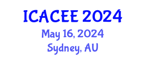 International Conference on Architectural, Civil and Environmental Engineering (ICACEE) May 16, 2024 - Sydney, Australia