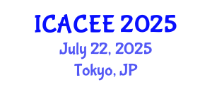 International Conference on Architectural, Civil and Environmental Engineering (ICACEE) July 22, 2025 - Tokyo, Japan