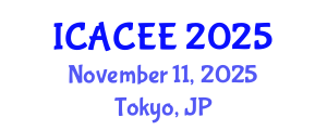 International Conference on Architectural, Civil and Environmental Engineering (ICACEE) November 11, 2025 - Tokyo, Japan