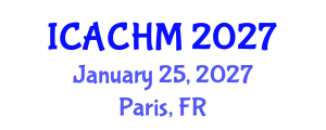 International Conference on Architectural Conservation and Heritage Management (ICACHM) January 25, 2027 - Paris, France International Conference on Architectural Conservation and Heritage Management (ICACHM) January 25, 2027 - Paris, France