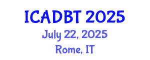International Conference on Architectural Design and Building Technology (ICADBT) July 22, 2025 - Rome, Italy