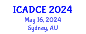International Conference on Architectural Design and Construction Engineering (ICADCE) May 16, 2024 - Sydney, Australia