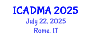 International Conference on Architectural Design and Modern Architecture (ICADMA) July 22, 2025 - Rome, Italy