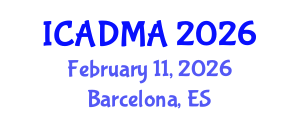 International Conference on Architectural Design and Modern Architecture (ICADMA) February 11, 2026 - Barcelona, Spain