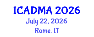 International Conference on Architectural Design and Modern Architecture (ICADMA) July 22, 2026 - Rome, Italy