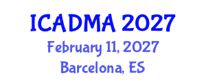 International Conference on Architectural Design and Modern Architecture (ICADMA) February 11, 2027 - Barcelona, Spain International Conference on Architectural Design and Modern Architecture (ICADMA) February 11, 2027 - Barcelona, Spain