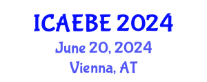 International Conference on Architectural Engineering and Built Environment (ICAEBE) June 20, 2024 - Vienna, Austria