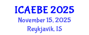 International Conference on Architectural Engineering and Built Environment (ICAEBE) November 15, 2025 - Reykjavik, Iceland