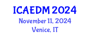 International Conference on Architectural Engineering and Design Management (ICAEDM) November 11, 2024 - Venice, Italy